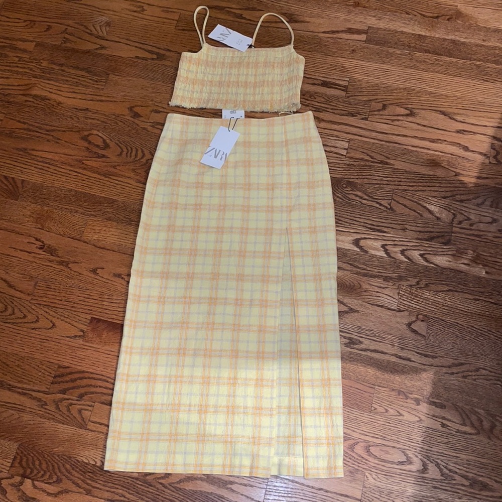 Zara skirt and top NWT